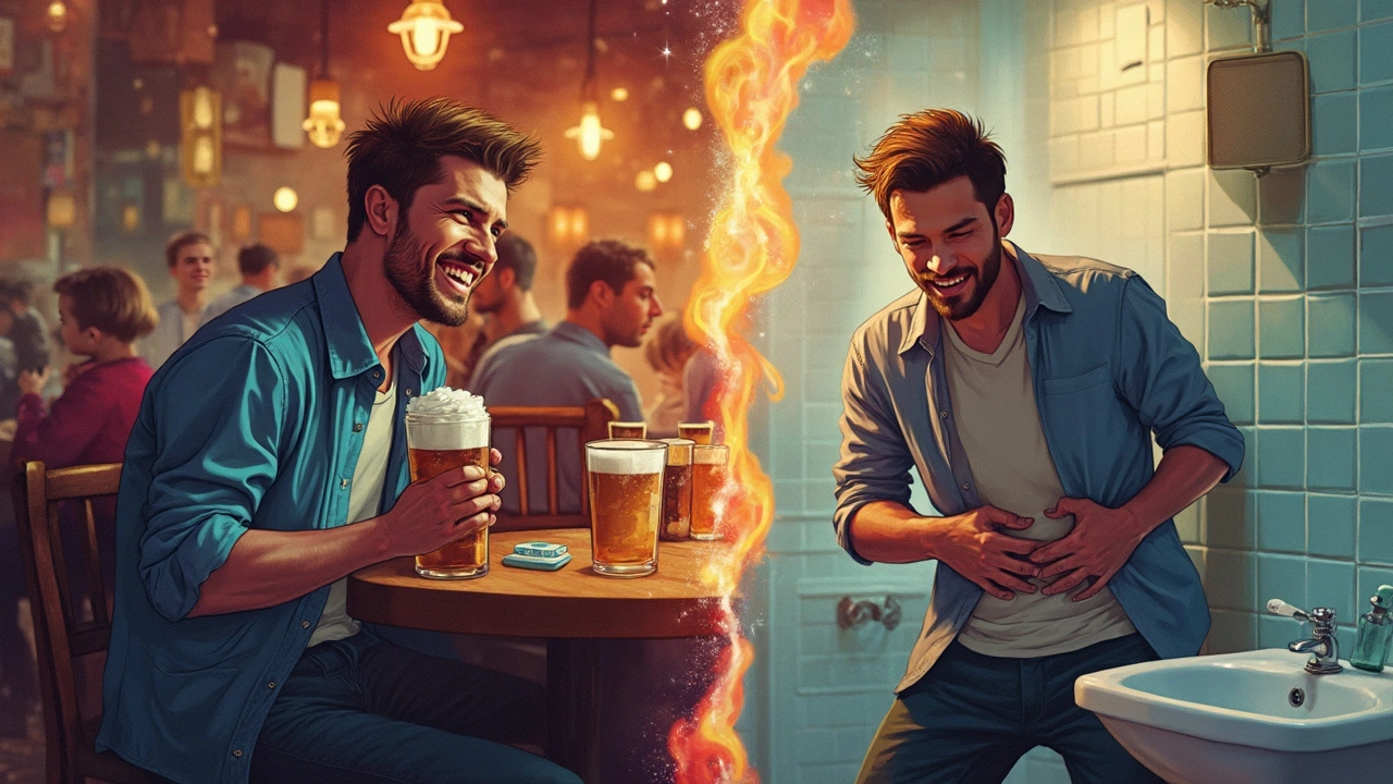How Mixing Antidiarrheals with Alcohol Can Backfire