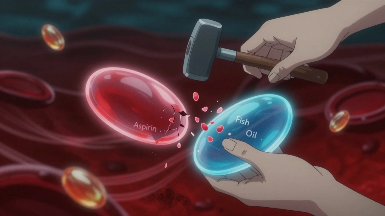 Fish Oil and Aspirin: Do They Increase Bleeding Risk Together?